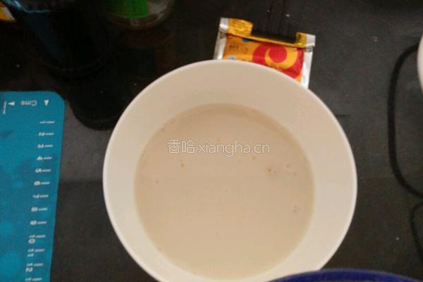 黑米呛面馒头的做法图解3