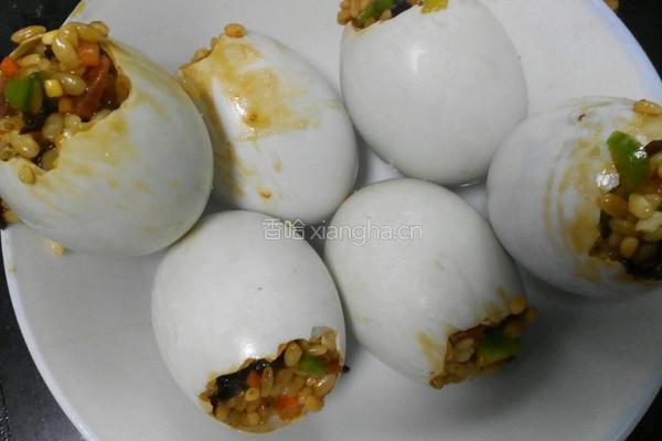 香肠鲜蔬糯米蛋的做法图解11