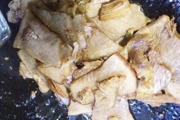 回锅牛肉的做法图解4