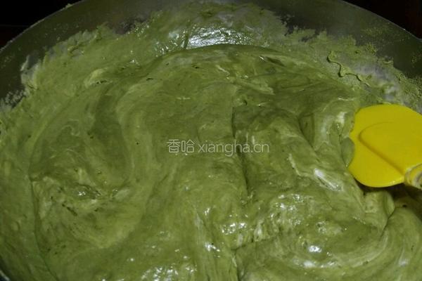 抹茶牛轧糖的做法图解4