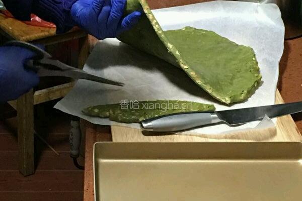 抹茶牛轧糖的做法图解7