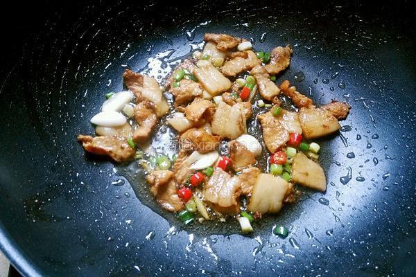 香芹腐竹炒肉片的做法图解6