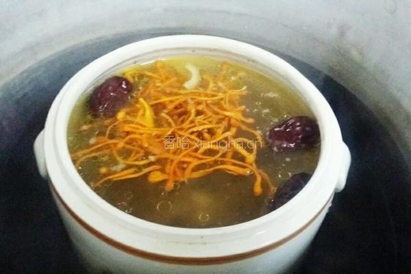 花胶虫草花鸡汤的做法图解6