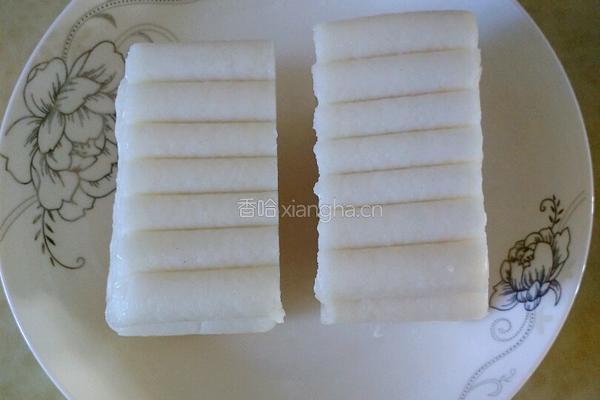 辣炒打糕条的做法图解1