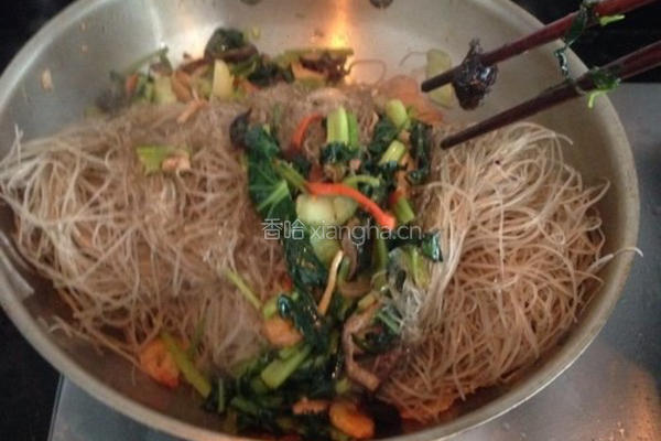 干炒红薯粉干的做法图解14