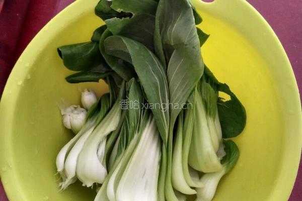 爆炒小油菜的做法图解1