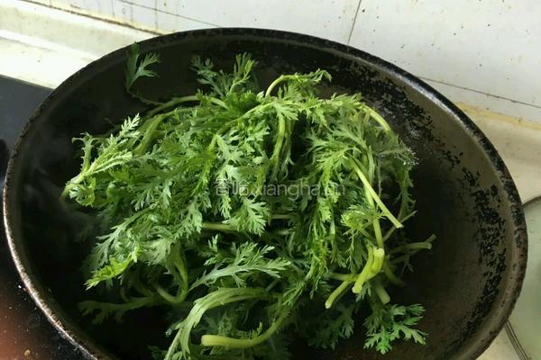蒜茸茼蒿的做法图解6
