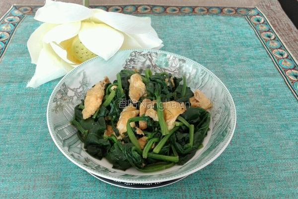 菠菜炒鸡蛋的做法图解11