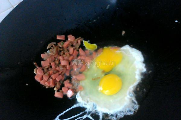 萝卜干炒饭（菜脯炒饭）的做法图解4