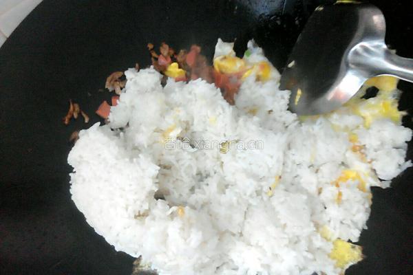 萝卜干炒饭（菜脯炒饭）的做法图解5