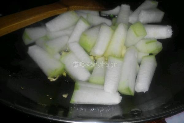 冬瓜戏虾米的做法图解4