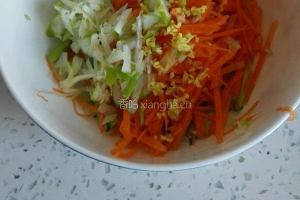 油炸素丸子的做法图解1