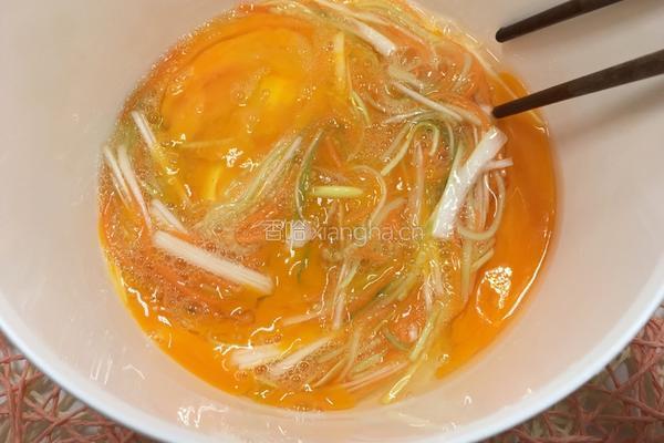 什锦鸡蛋饼的做法图解5