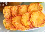 青椒火腿虾仁鸡蛋饼的做法[图]