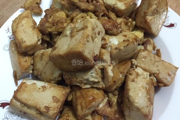 鸡蛋炒豆腐的做法图解6