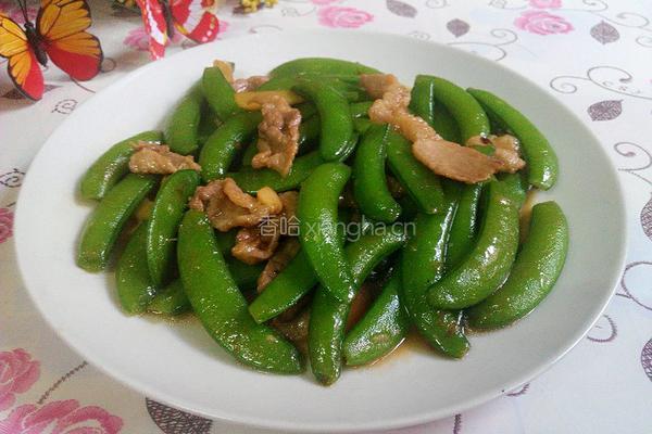 瘦肉炒甜豆的做法图解10