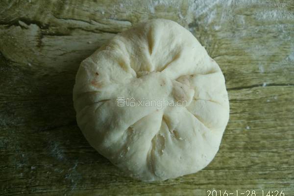 梨藕豆沙包 的做法图解8