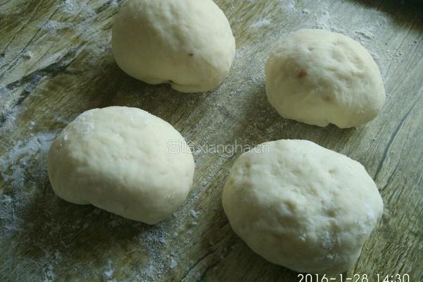 梨藕豆沙包 的做法图解9
