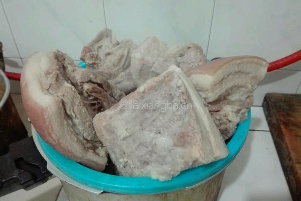 梅菜扣肉的做法图解4