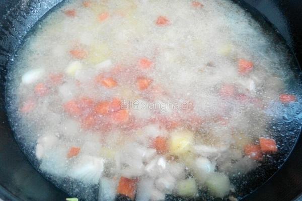 咖喱鸡肉土豆焗饭的做法图解4