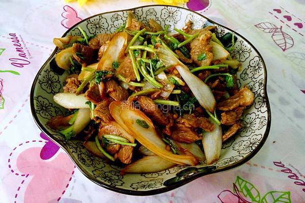大葱爆羊肉的做法图解6