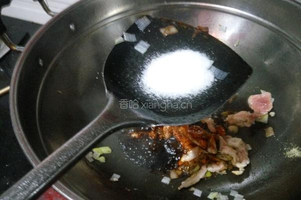 肉炒腐竹的做法图解4