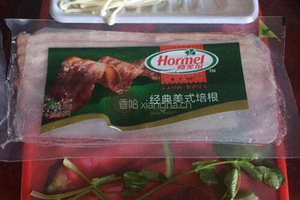 培根金针菇的做法图解1