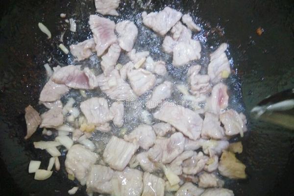 肉炒腐竹的做法图解2