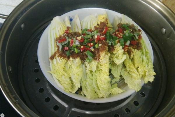 蒜蓉粉丝娃娃菜的做法图解10
