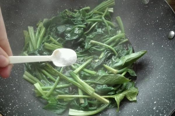 黑豆烩菠菜的做法图解8