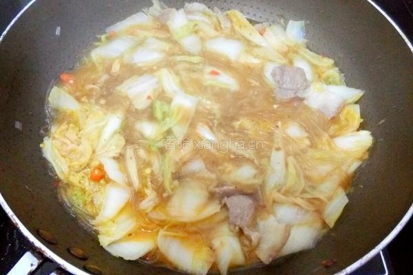 猪肉白菜炖粉条的做法图解8