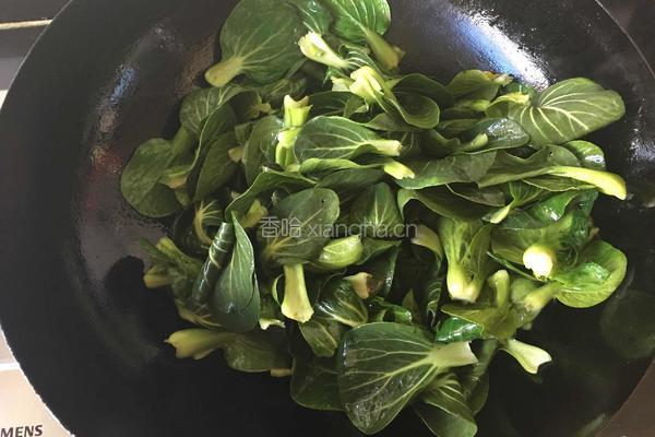 蚝油香菇青菜的做法图解3