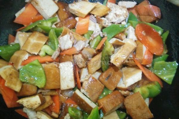 肉炒豆干的做法图解4