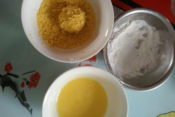 黄金虾球的做法图解2