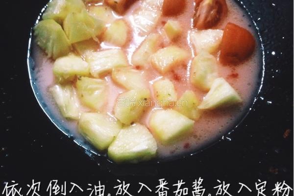 菠萝糖醋排骨。的做法图解5