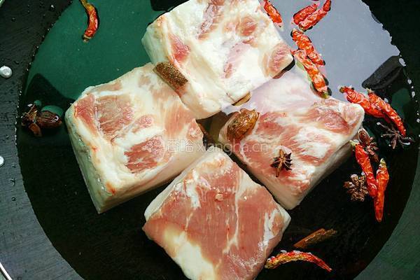梅菜扣肉的做法图解4