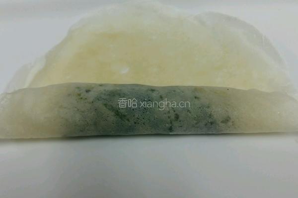 荠菜虾仁春卷（芥末味）的做法图解5