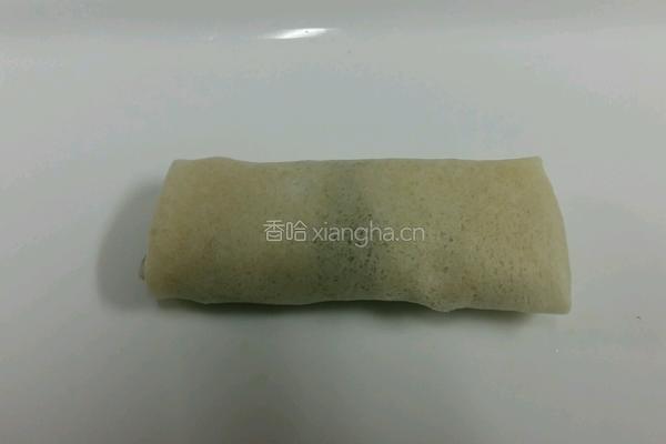 荠菜虾仁春卷（芥末味）的做法图解7