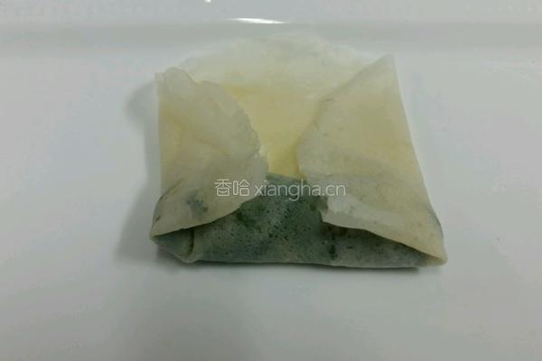 荠菜虾仁春卷（芥末味）的做法图解6
