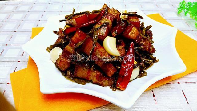 干豇豆红烧肉