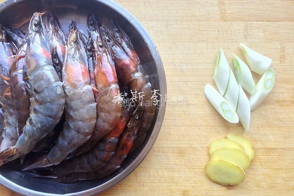 白灼青虾的做法图解5