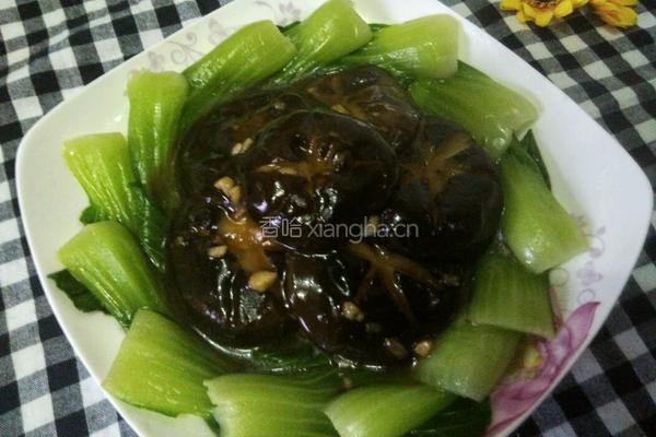 香菇油菜的做法图解9