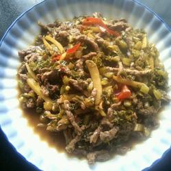 雪菜牛肉丝的做法[图]