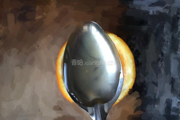 橙香蛋羹的做法图解3