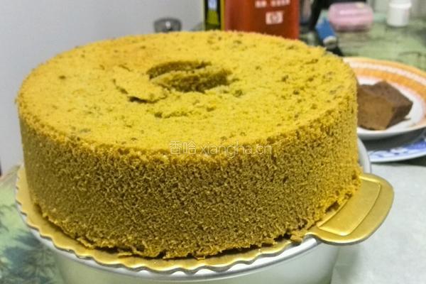 抹茶戚风蛋糕的做法图解17