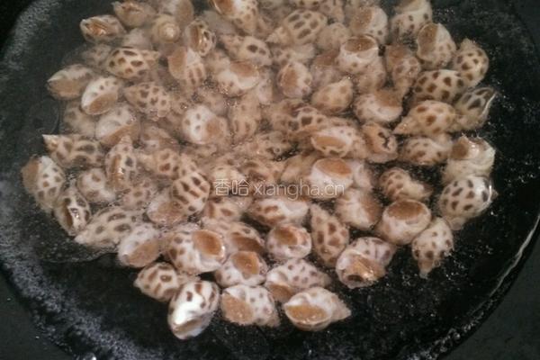 白灼花螺的做法图解4