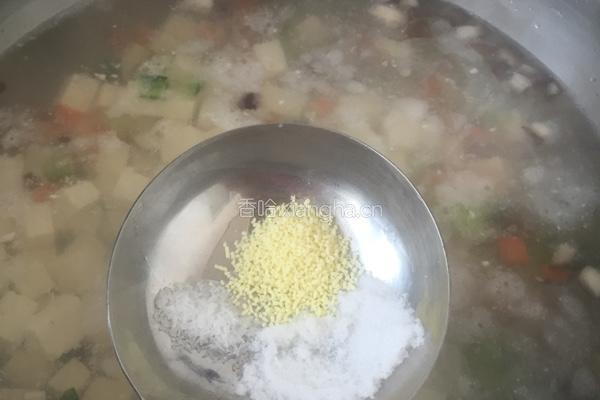 什锦豆腐汤的做法图解5