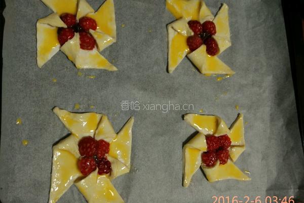 风车草莓酥的做法图解8