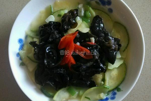 翠瓜炒木耳的做法图解9