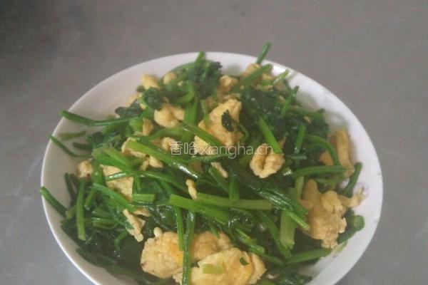 菠菜炒蛋